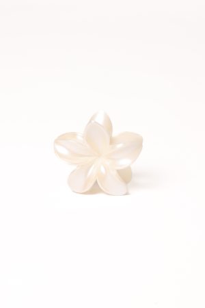 Tiarne Hair Clip – White