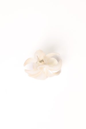 Tiarne Hair Clip – White