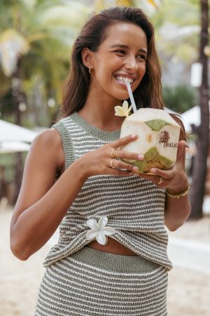 Tiarne Hair Clip – White