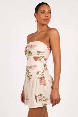 Tiff Strapless Mini – Native Flora