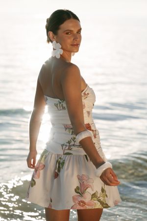 Tiff Strapless Mini – Native Flora