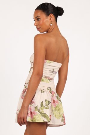 Tiff Strapless Mini – Native Flora