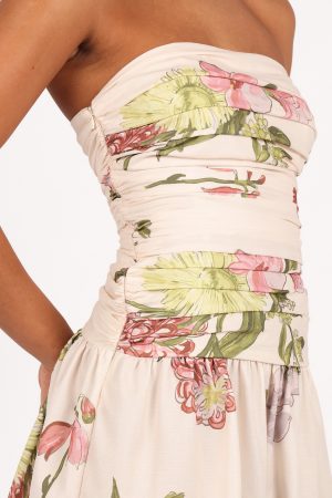 Tiff Strapless Mini – Native Flora