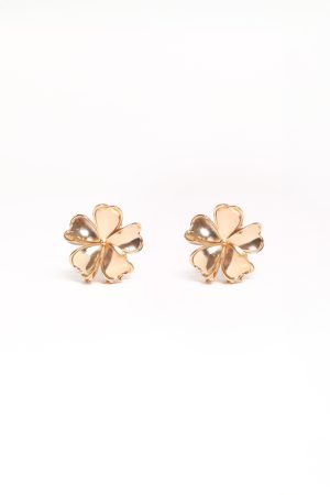 Tiffany 2 Pack Flower Hair Clips – Gold