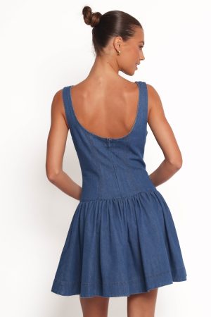 Tiziana Mini Dress – Indigo Denim