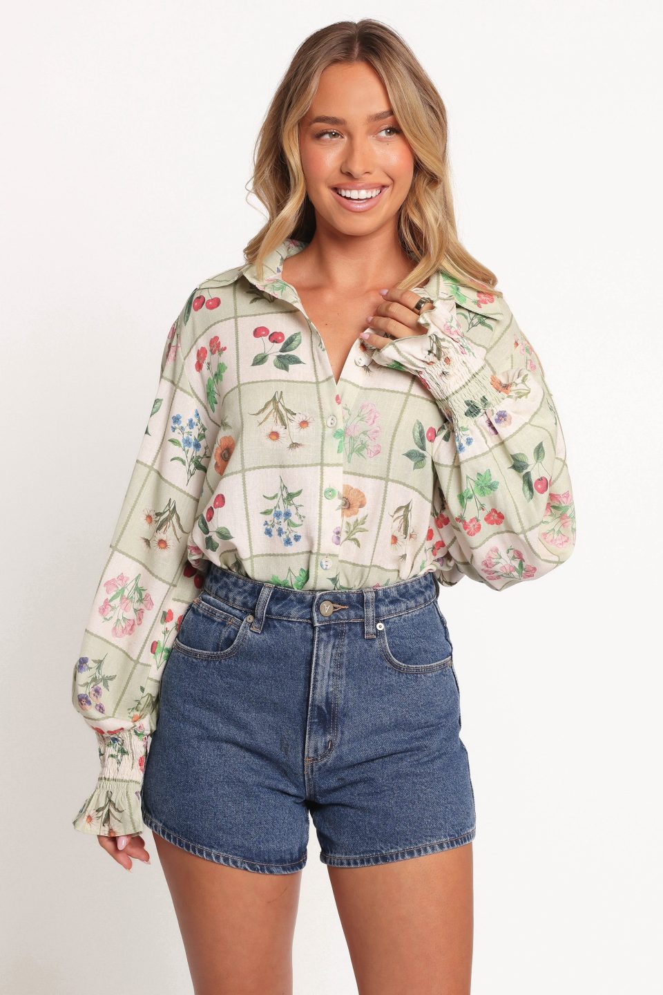 Tomi Long Sleeve Shirt - Flower Market
