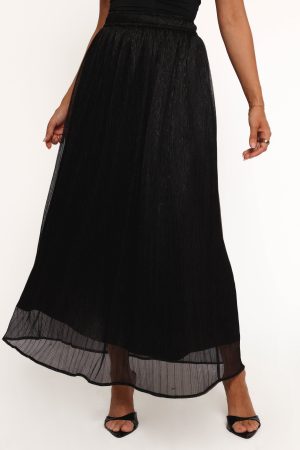 Tricia Maxi Skirt – Black