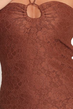 Tucker Midi Dress – Brown