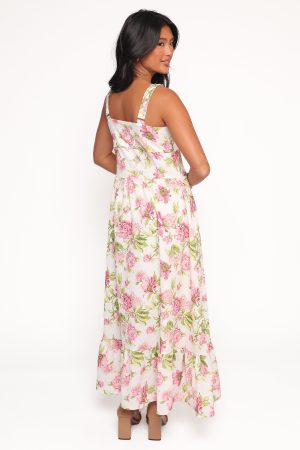 Tullia Maxi Dress – Pink Floral