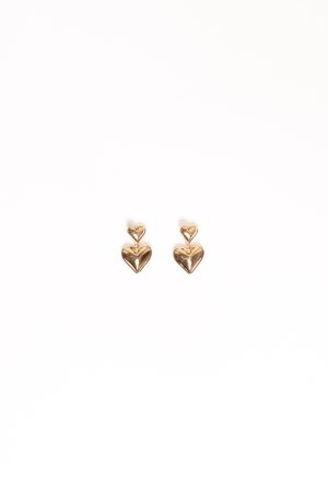 Mariana Heart Earrings – Gold