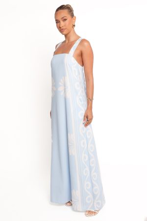 Valeria Maxi Dress – Blue
