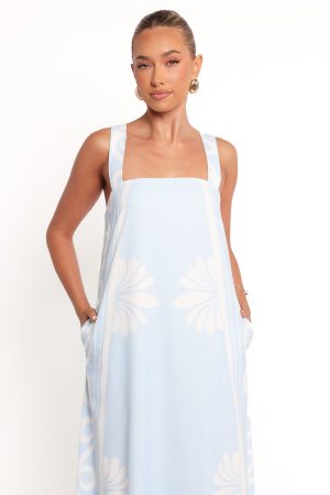 Valeria Maxi Dress – Blue