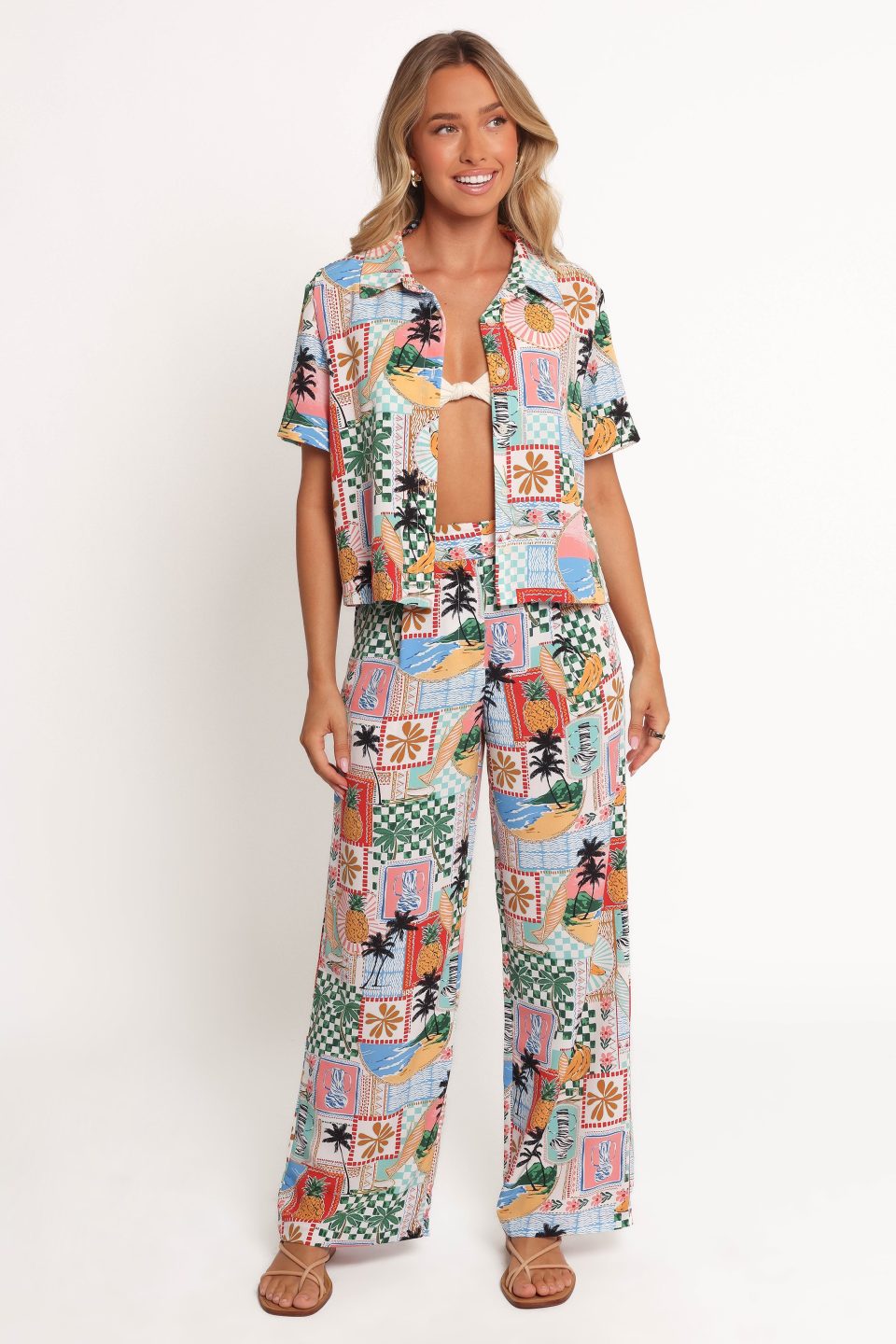 Valeria Pants - Off White Multi