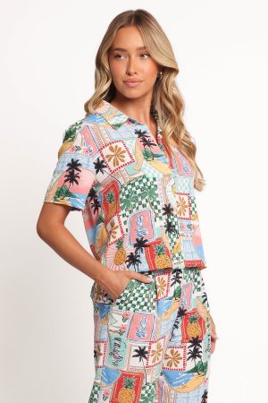 Valeria Shirt – Off White Multi