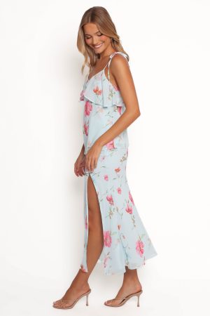 Valeria Skirt Set – Blue Floral