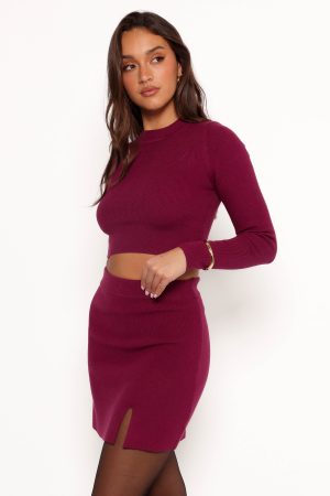 Vara Two Piece Set – Plum