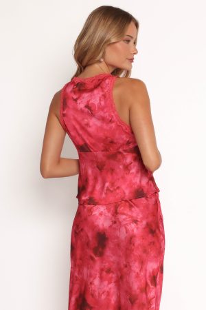 Kelso Top – Red Print