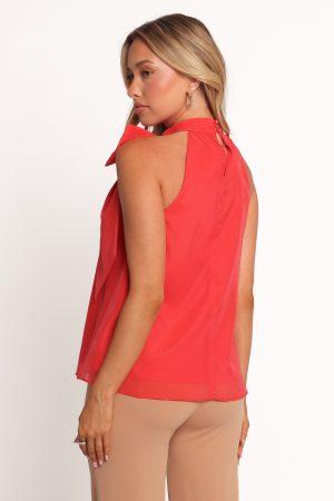 Venice Bow Top – Red