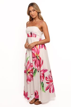 Verity Maxi Dress – Pink Floral