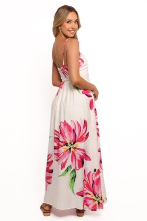 Verity Maxi Dress – Pink Floral