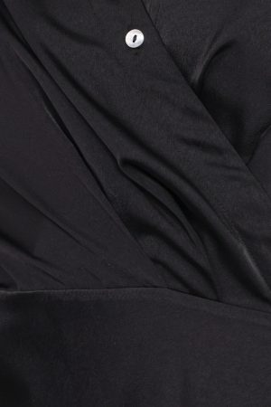 Verna Long Sleeve Maxi Dress – Black