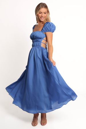 Vienne Maxi Dress – Cobalt