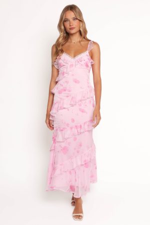 Virginia Maxi Dress – Lilac Floral