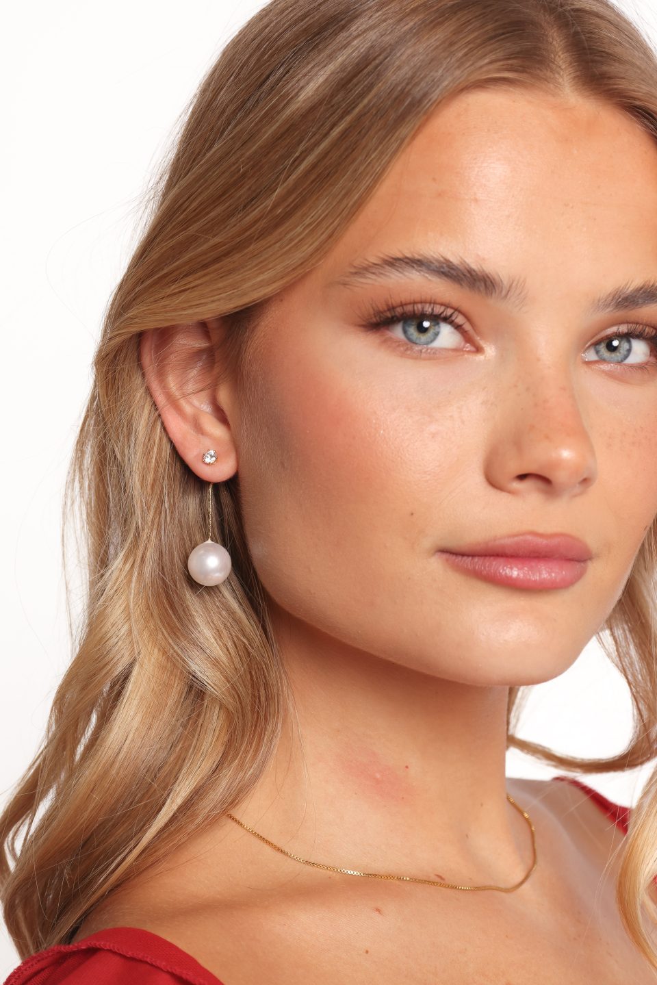 Vivienne Earrings - Gold/Pearl