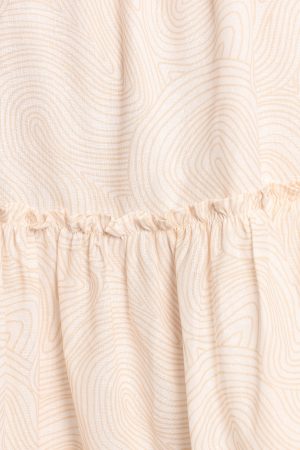 Wells Mini Dress – Tan Swirl