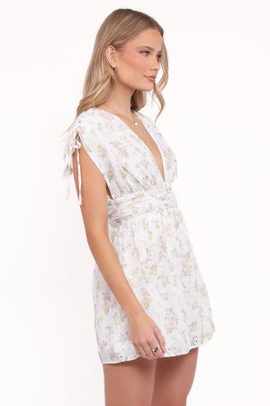 Wendi Ruffle Mini Dress – Floral