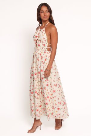 Wilder Halterneck Maxi Dress – Pink Floral