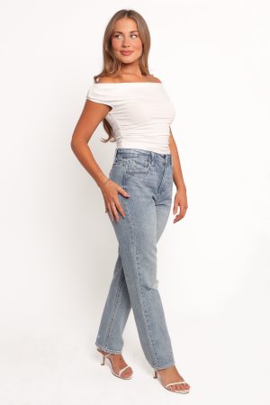 Willa High Rise Straight Leg Jeans – Rogue