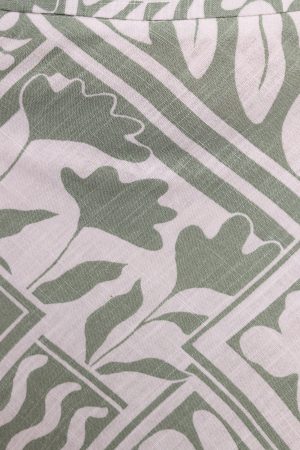 Willow Maxi Skirt – Sage Print