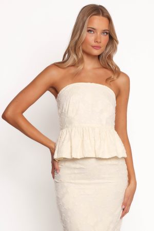 Xami Skirt Set – Pale Yellow