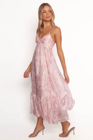 Xanthe Maxi Dress – Pink Floral