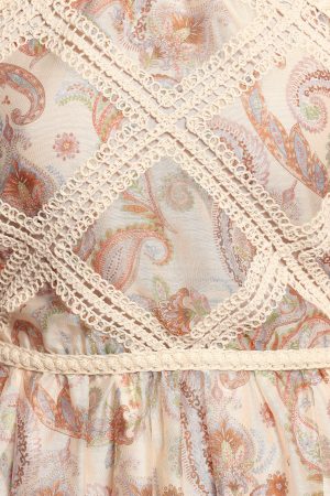 Ximena Midi Dress – Cream Multi