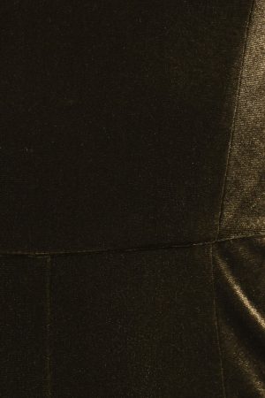 Xita Velvet One Shoulder Jumpsuit – Olive