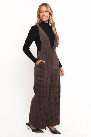 Yvettie Jumpsuit – Brown