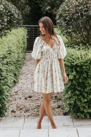 Zadie Mini Dress – Light Green