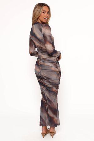 Zallocco Maxi Skirt – Ombre Stripe