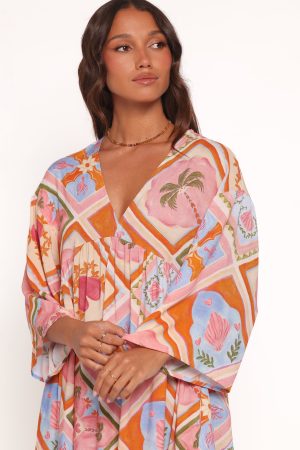 Zanna Mini Dress – Multi Tile