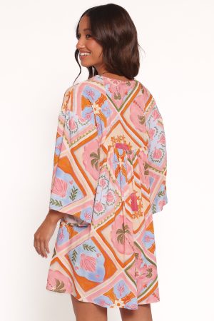 Zanna Mini Dress – Multi Tile