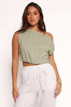 Zara Top – Sage Green