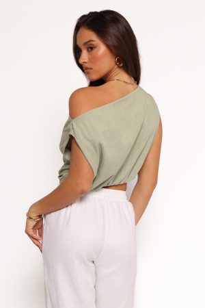 Zara Top – Sage Green