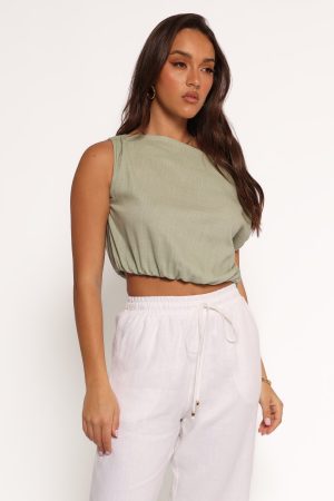 Zara Top – Sage Green