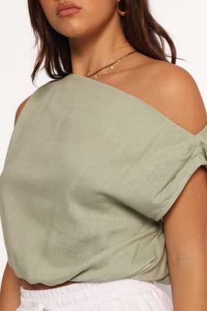 Zara Top – Sage Green