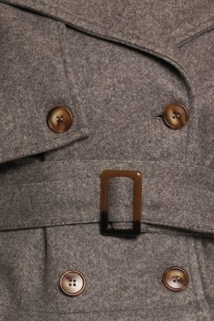 Zayda Crop Jacket – Grey