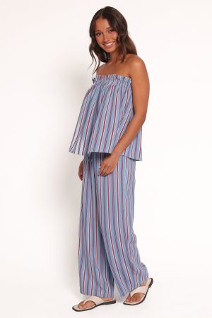 Zemira Pants – Blue Stripe