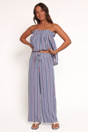 Zemira Pants – Blue Stripe