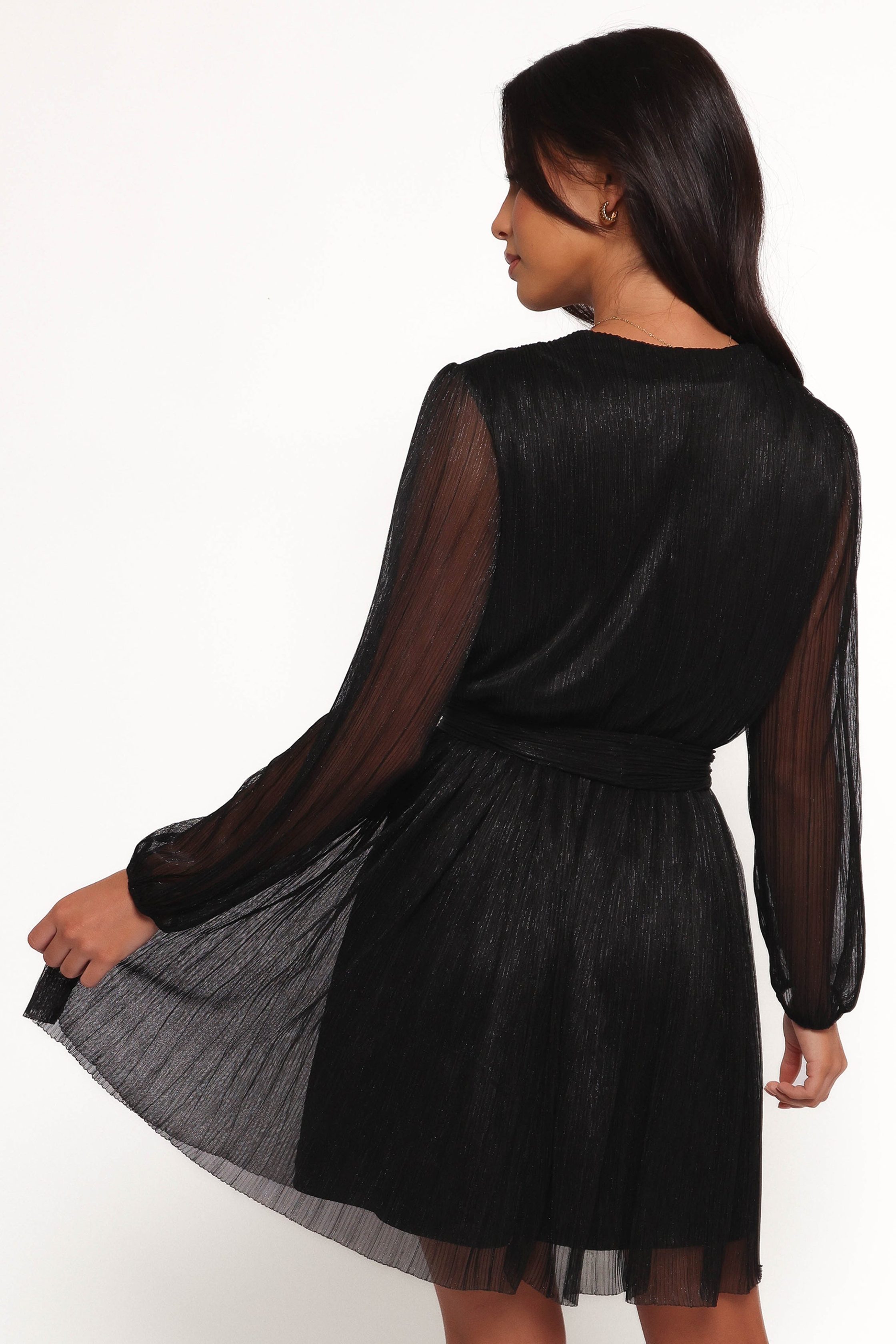 ZharaLongSleeveMiniDress-Black4